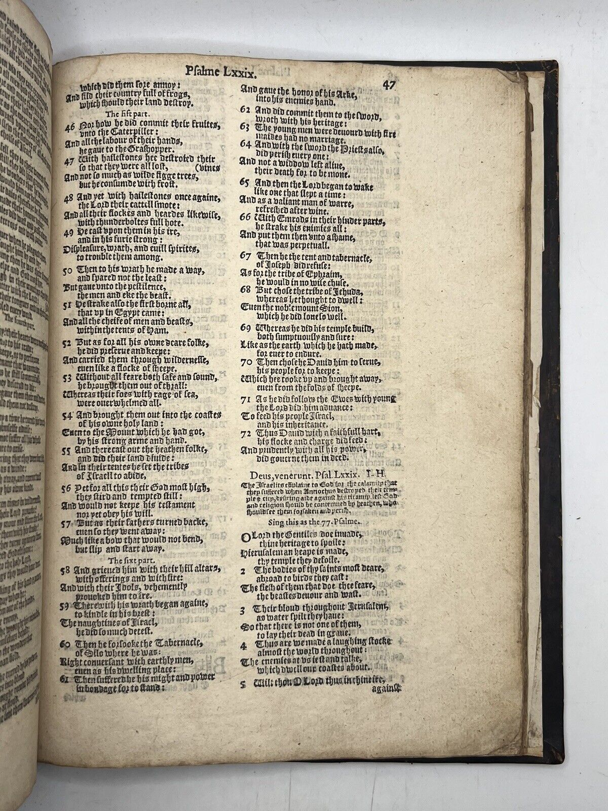 The Whole Book of Psalms 1605 Contemporary Marginalia and Music