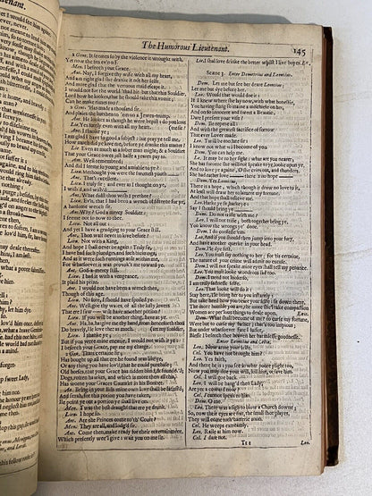 The First Folio of Beaumont & Fletcher 1647