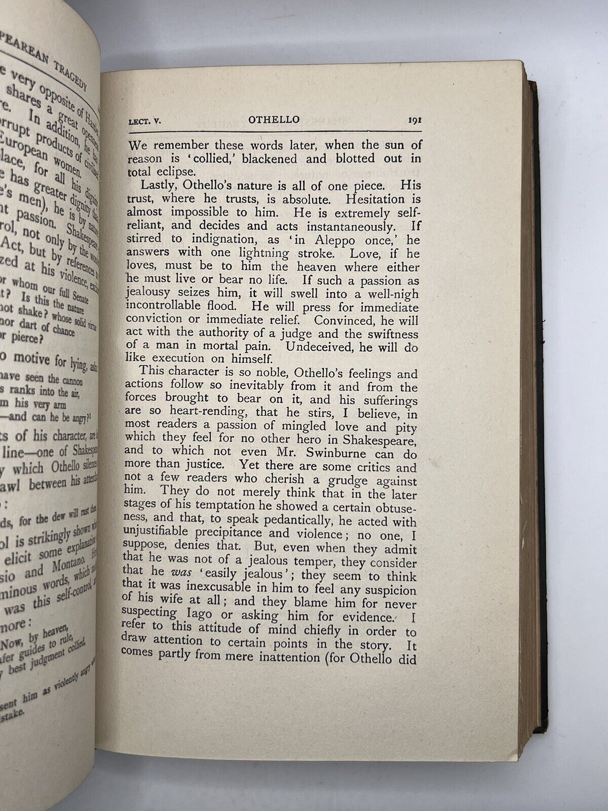 Lectures on Shakespearean Tragedy by A. C. Bradley 1919