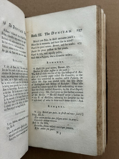 The Dunciad by Alexander Pope 1732