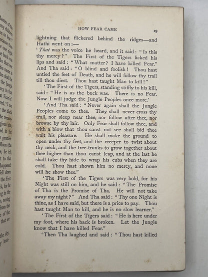 The Jungle Books by Rudyard Kipling 1894-5 - 2nd/1st Impr.