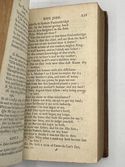 The Plays of William Shakespeare 1805