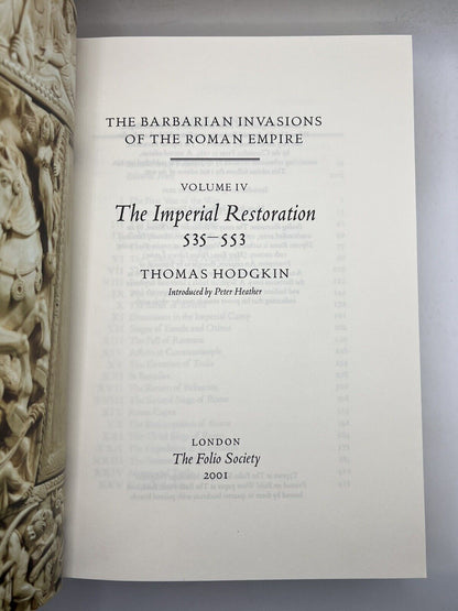 Barbarian Invasions of the Roman Empire by Thomas Hodgkin - Folio Society