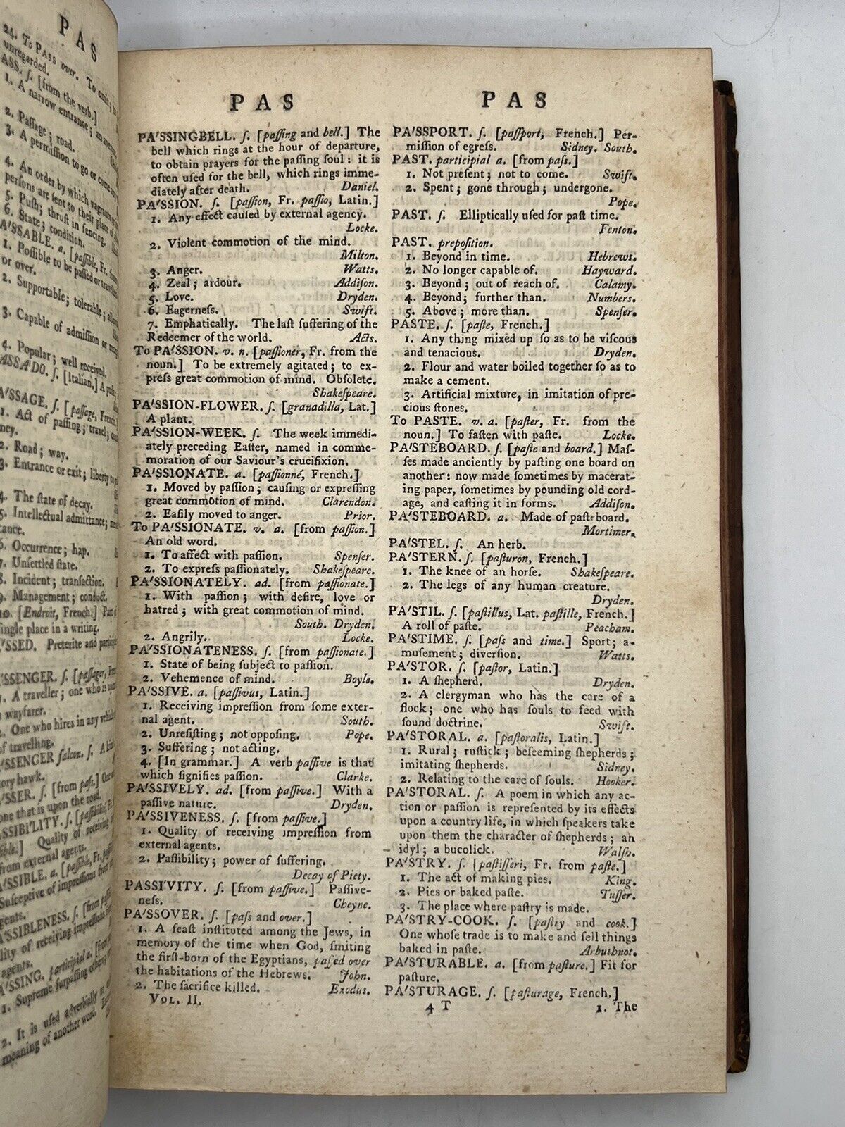 Samuel Johnson's Dictionary 1767 Third Edition