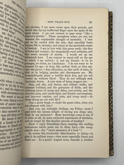 The Essay of Elia by Charles Lamb 1887 Fore-Edge