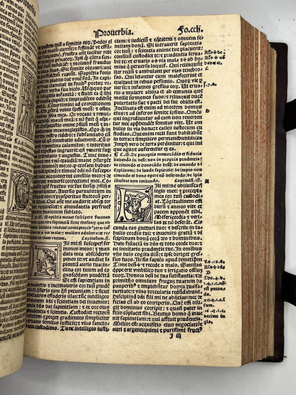 Biblia Latina 1514; Illustrated Post-Incunable Octavo Bible