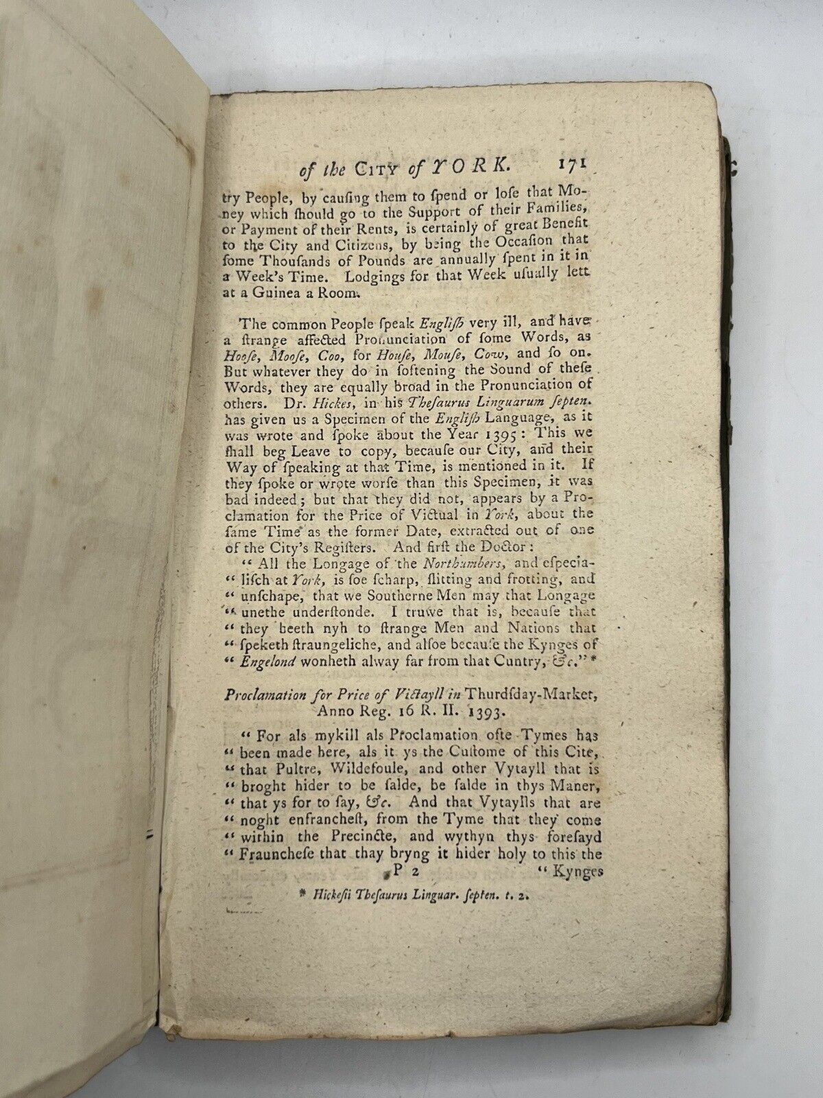 The History and Antiquities of York 1785