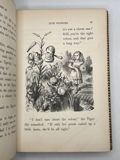 Alice in Wonderland & Through the Looking Glass by Lewis Carroll First Editions