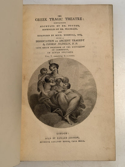 The Greek Tragic Theatre 1777 Aeschylus, Euripides, Sophocles