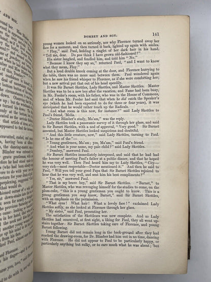 Dombey and Son by Charles Dickens 1848 First Edition First Impression