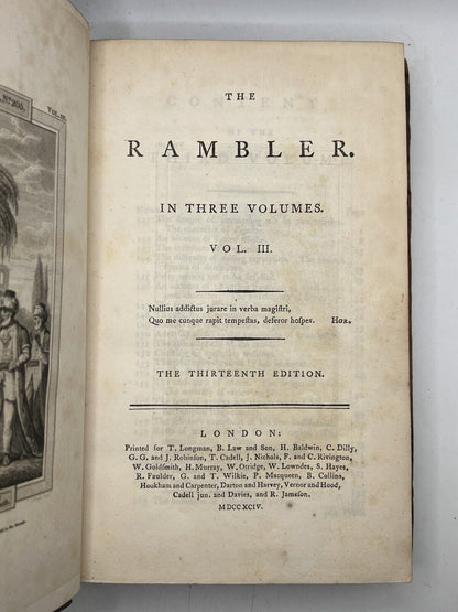 The Rambler by Samuel Johnson 1794