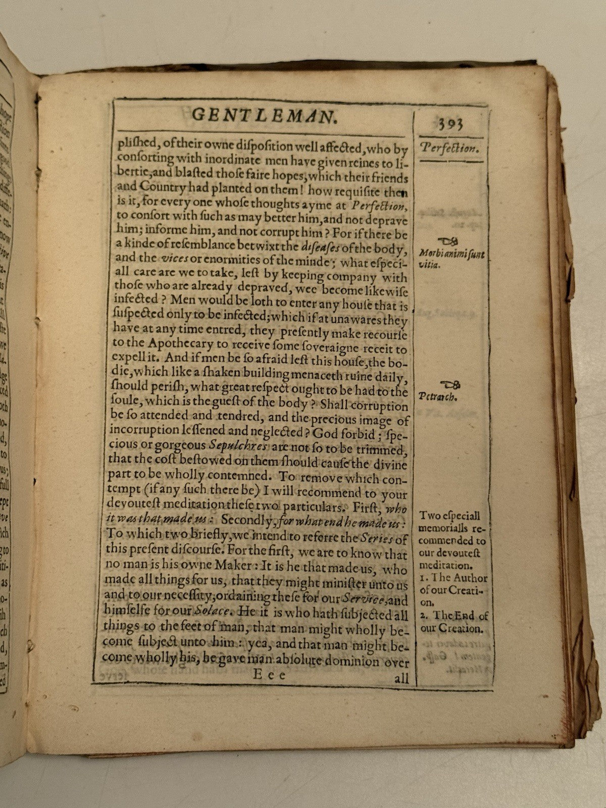 The English Gentleman by Richard Brathwait 1630 First Edition First Issue