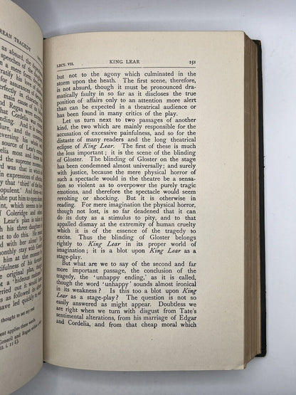 Lectures on Shakespearean Tragedy by A. C. Bradley 1919