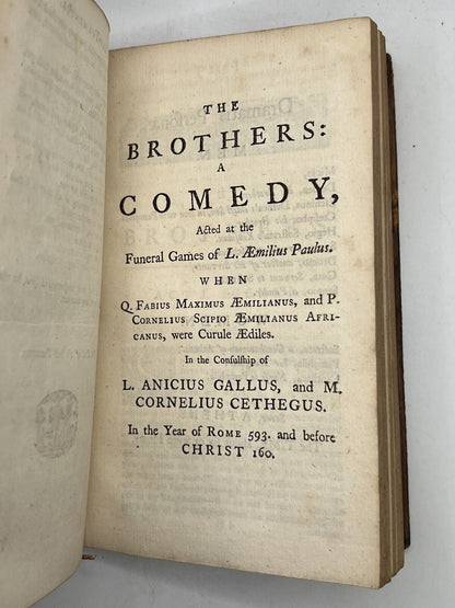 The Comedies of Terence 1752