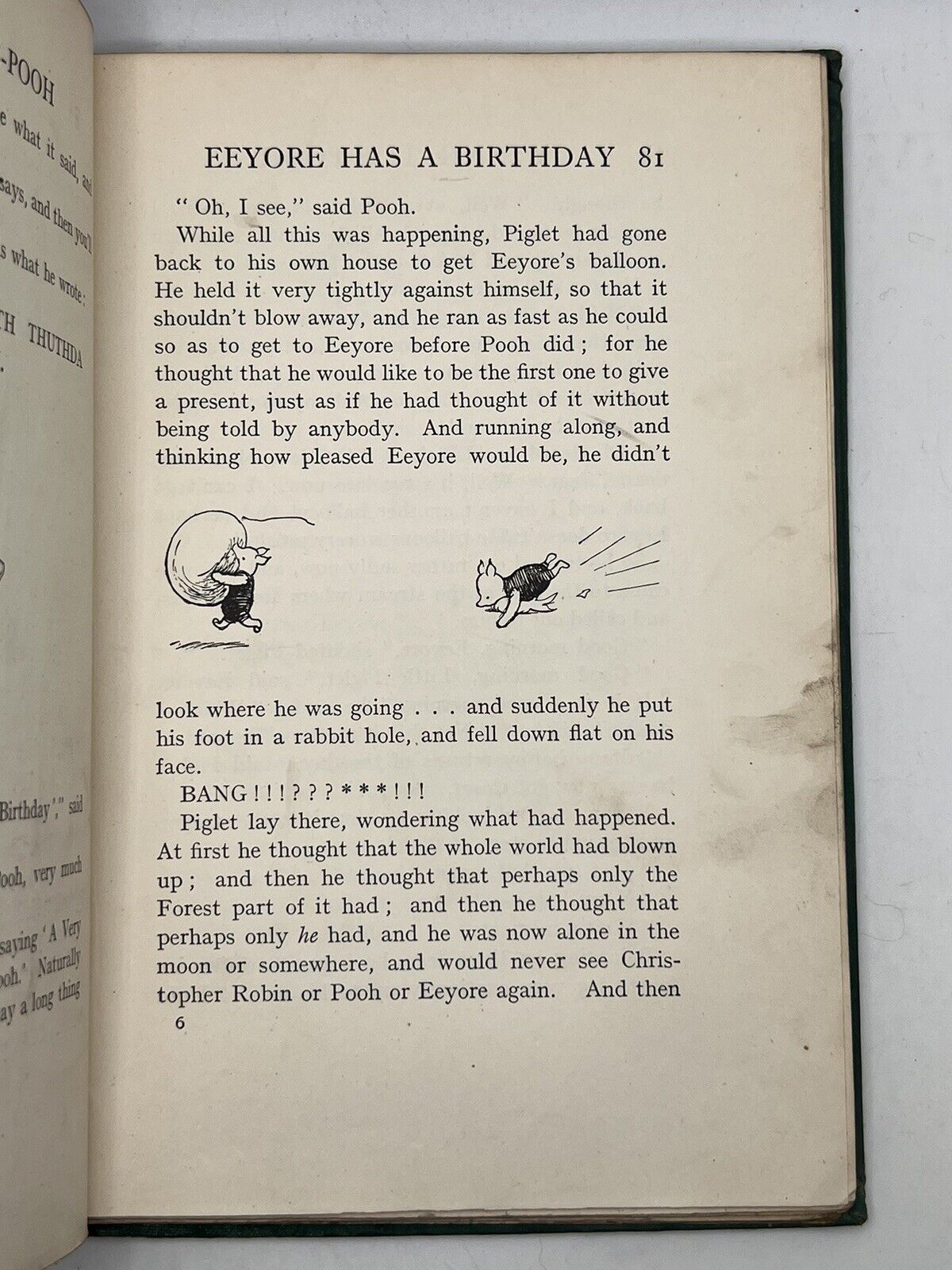 Winnie the Pooh by A. A. Milne 1926 First Edition First Impression