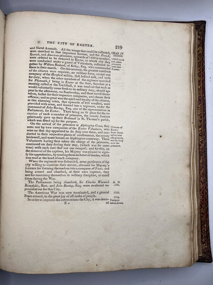 Jenkins’ History of Exeter 1806 First Edition, Limited to 12 Copies