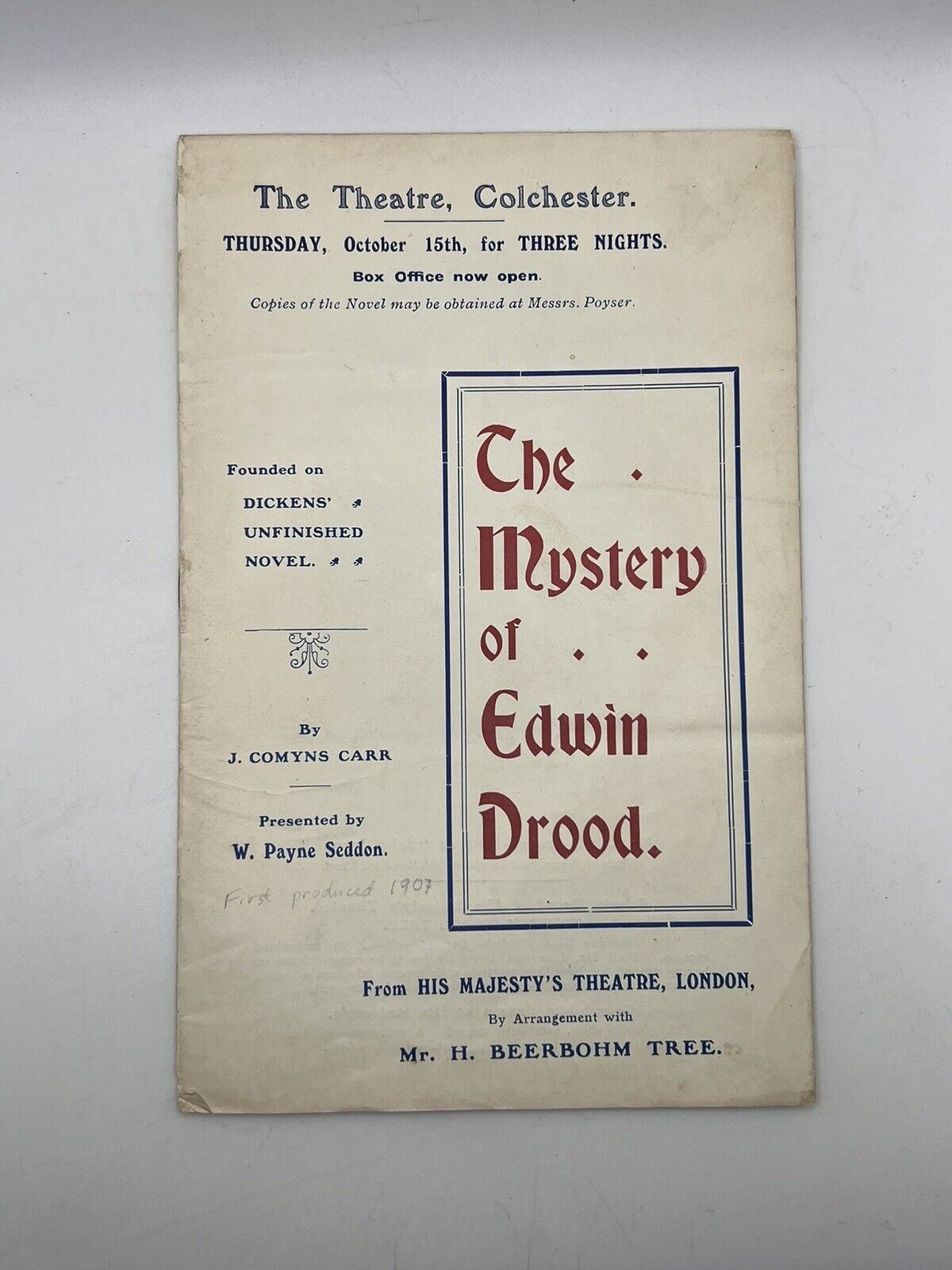 The Mystery of Edwin Drood by Charles Dickens 1870 First Edition from Original Parts