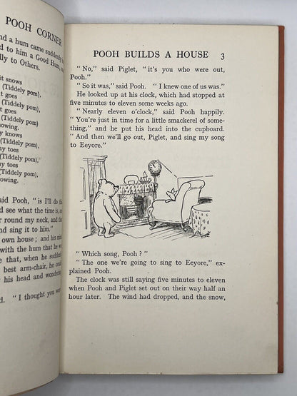 The House at Pooh Corner by A.A. Milne 1928 First Edition First Impression