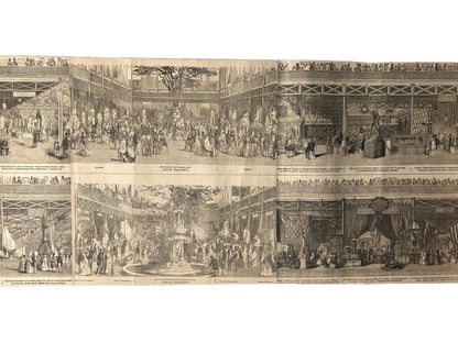 A Panorama of the Great Exhibition of 1851 from the Illustrated London News