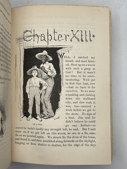 The Adventures of Huckleberry Finn by Mark Twain 1884 First Edition