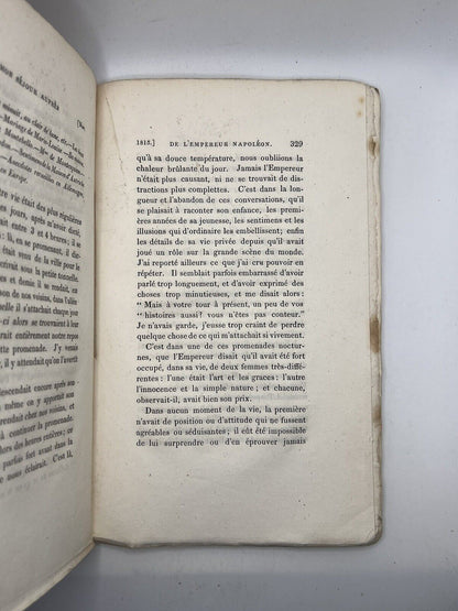 Memorial of Saint Helena by Napoleon 1823 First Edition