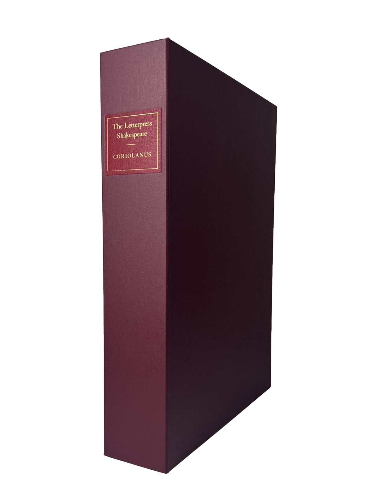 Coriolanus by William Shakespeare 2008 Folio Society, The Letterpress Shakespeare no. 21