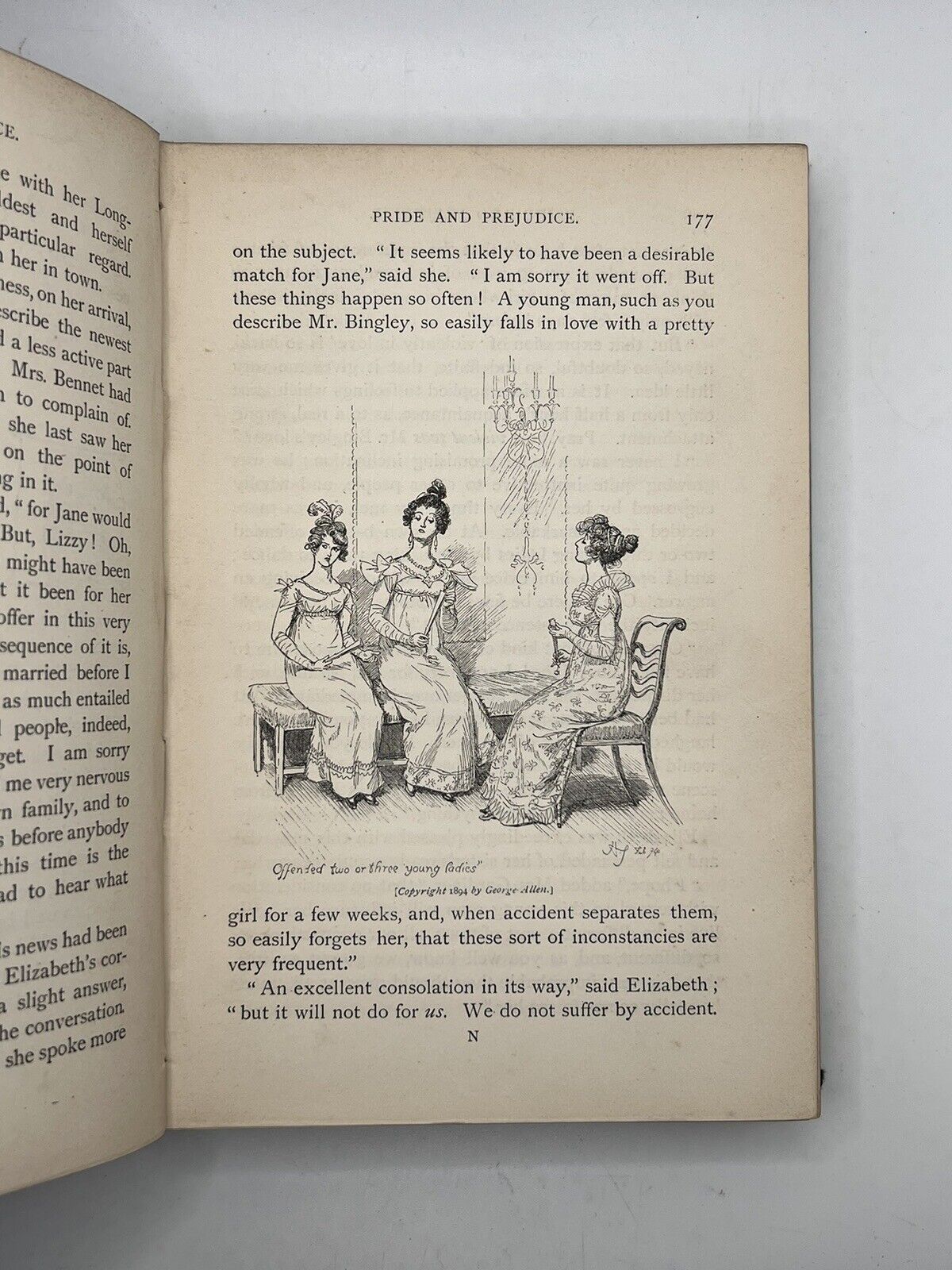 Pride and Prejudice by Jane Austen 1894 First Peacock Edition