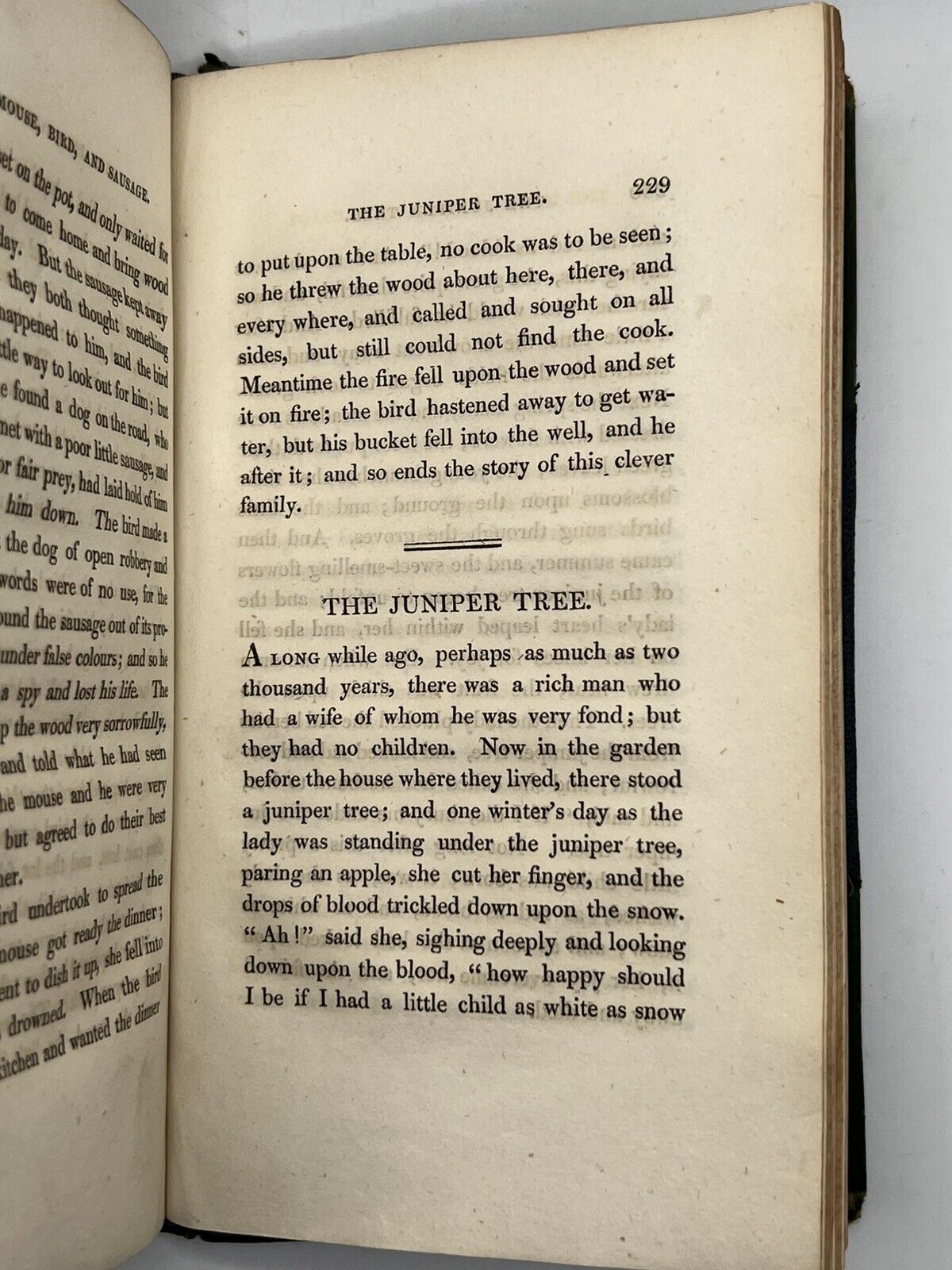 Grimm's Fairy Tales 1826 First Edition in English