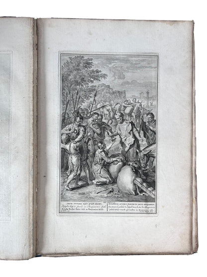 A Stunning Set of 40 HUGE Biblical Prints / Plates After G. Hoet (c.1700)