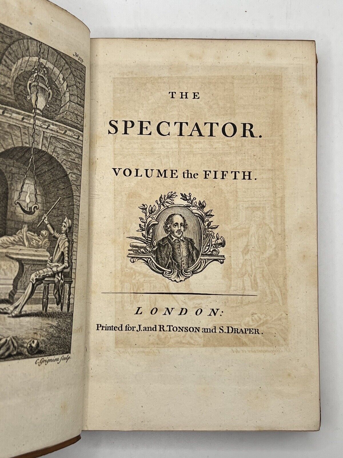 The Spectator in 8 Volumes circa 1753