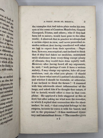 Napoleon in Exile by Barry E. O'Meara 1822