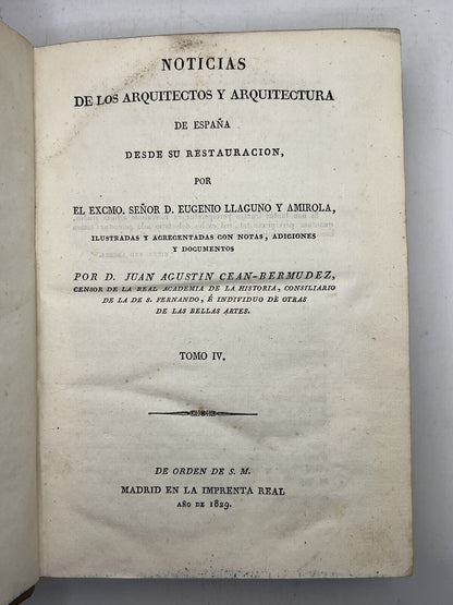 The Architects and Architecture of Spain 1829 Spanish Edition