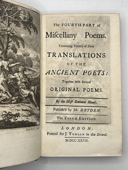 John Dryden's Miscellaneous Poems 1727