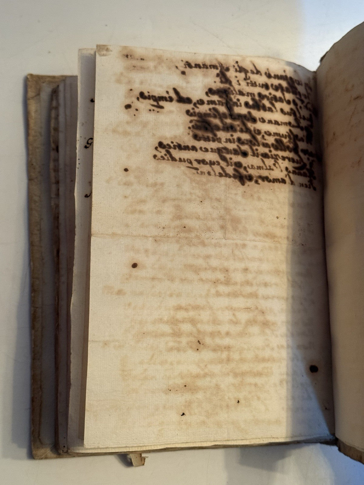 Italian Manuscript Book of Giuseppe Pozzi c1750-75