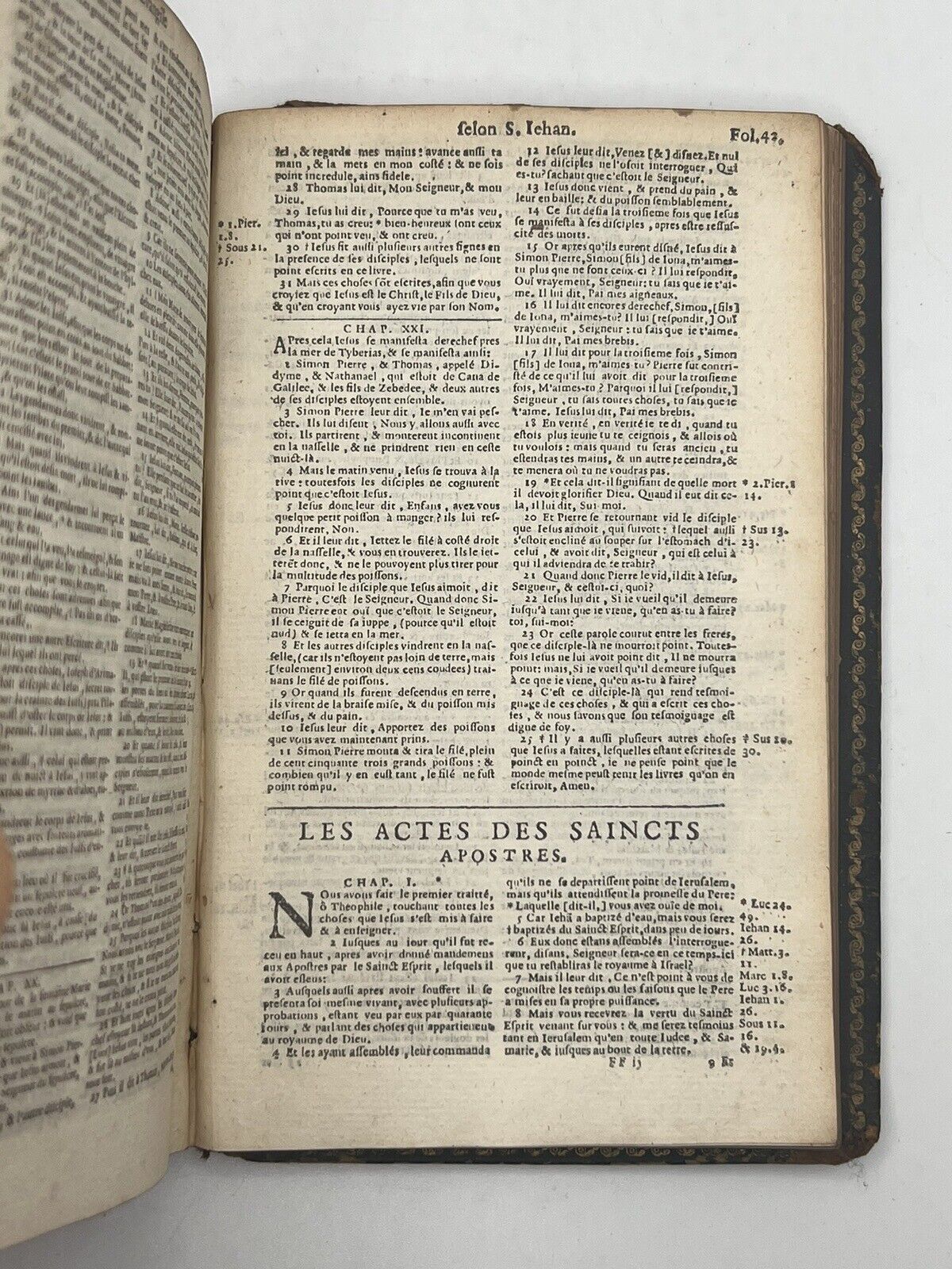 The Bible, Geneva Version, Amsterdam 1635 Rare