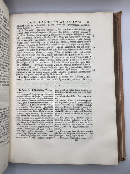 Ancient Panegyrics By Jacobus De La Baune 1728 Second Italian Edition