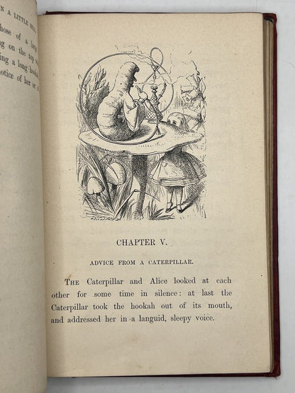 Alice In Wonderland by Lewis Carroll 1867 First Edition Original Binding