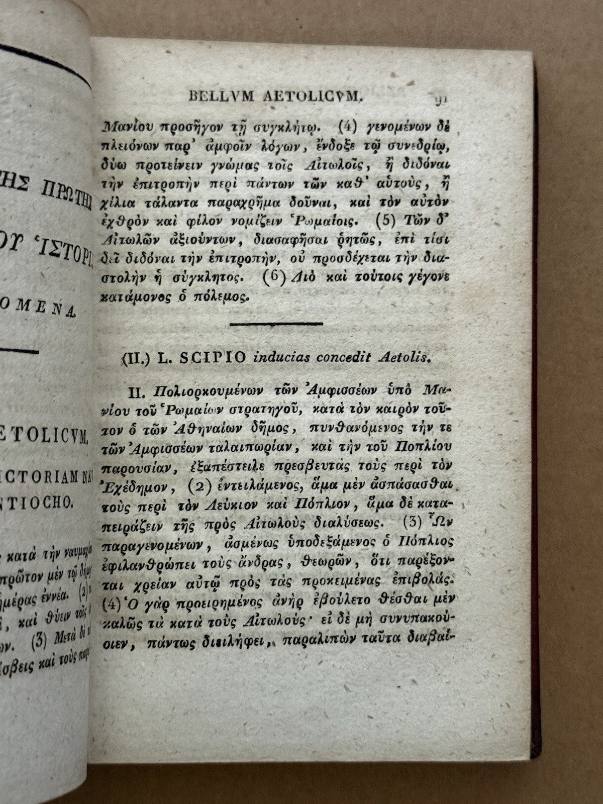 Polybius Histories 1816