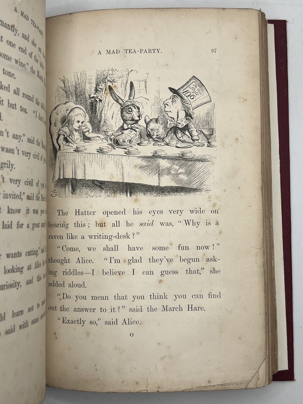 Alice's Adventures in Wonderland by Lewis Carroll 1866 First Edition