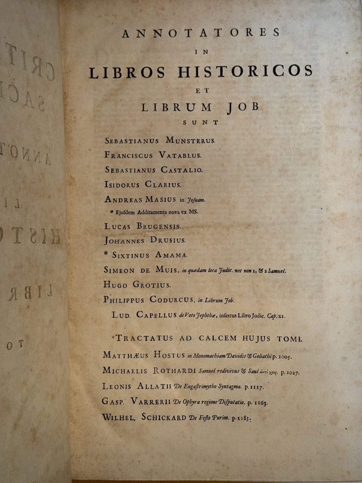 Biblia Sacra 1698