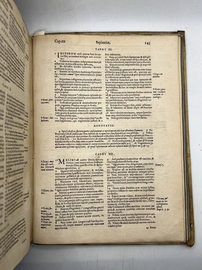 Antique Bible 1580 First Complete Latin Bible Printed in England