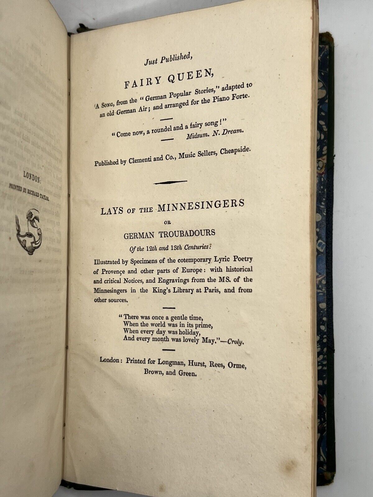 Grimm's Fairy Tales 1826 First Edition in English