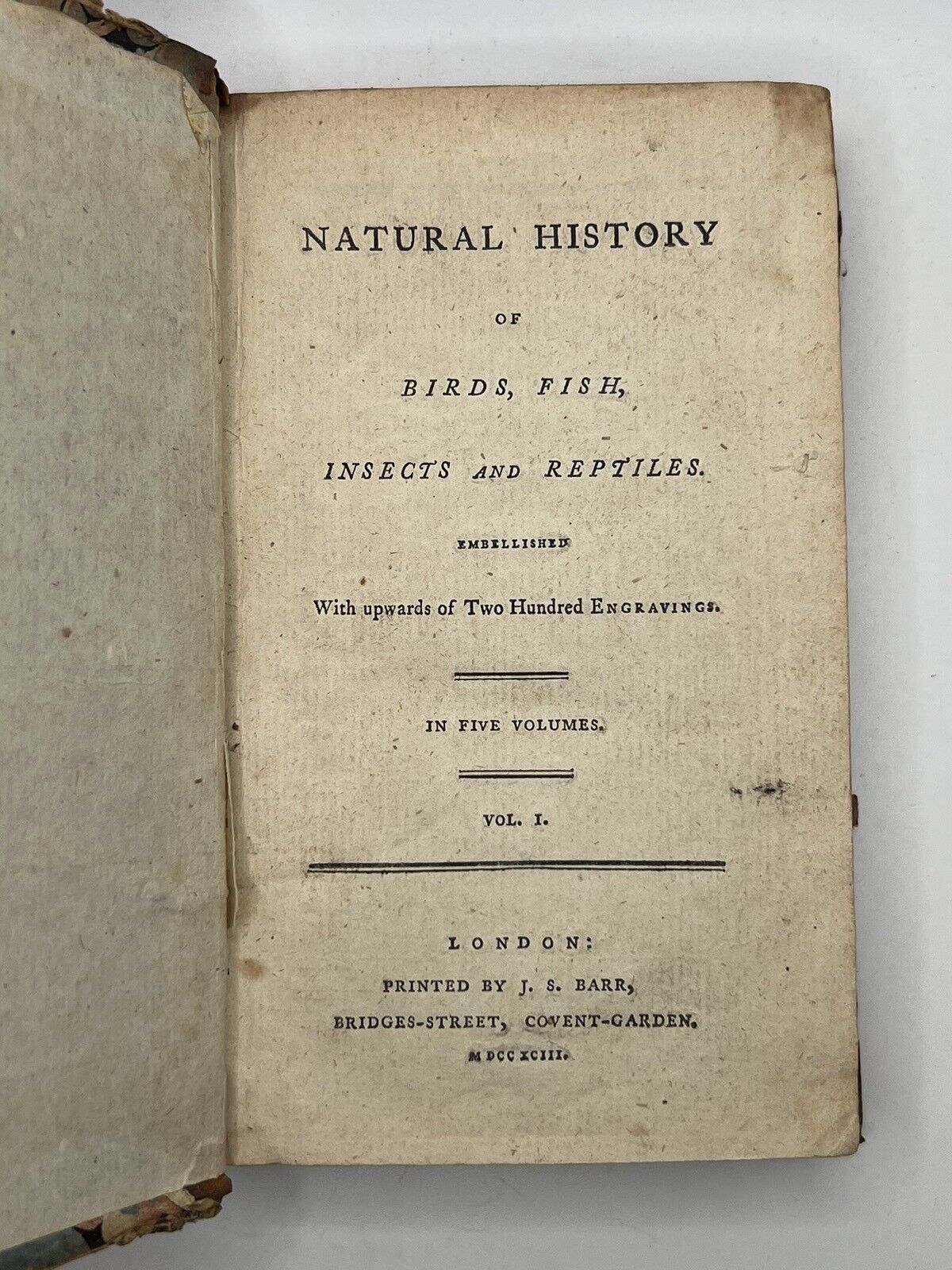 Buffon's Natural History of Birds, Fish, Insects & Reptiles 1792-3