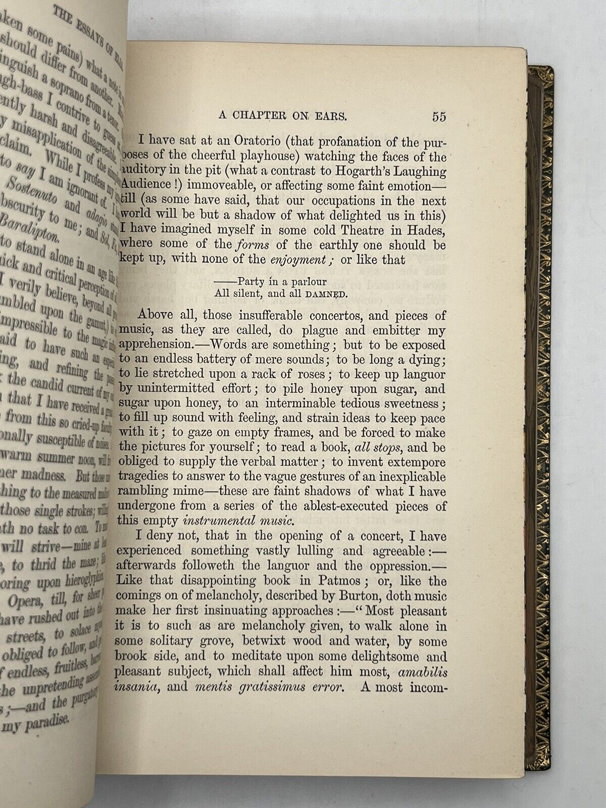 The Essay of Elia by Charles Lamb 1887 Fore-Edge