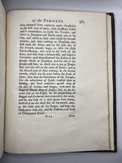 The Chronology of Ancient Kingdoms by Sir Isaac Newton 1728 First Edition