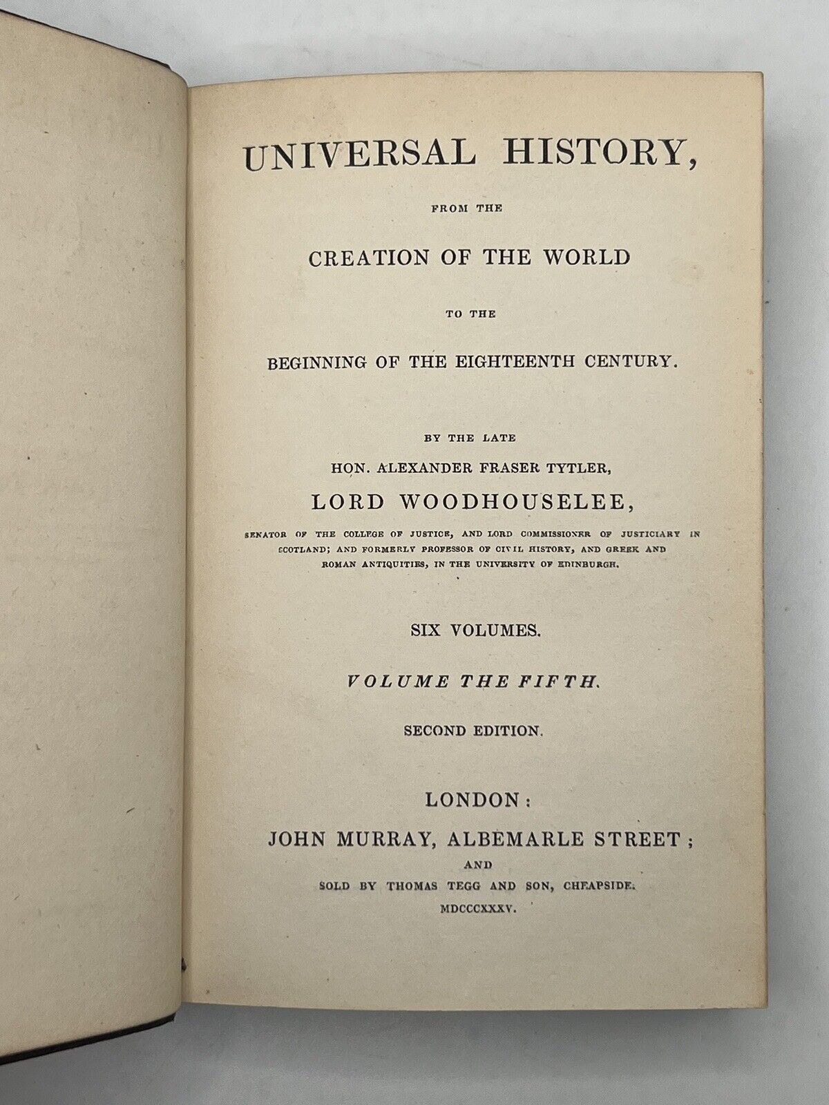 Tytler's Universal History 1853