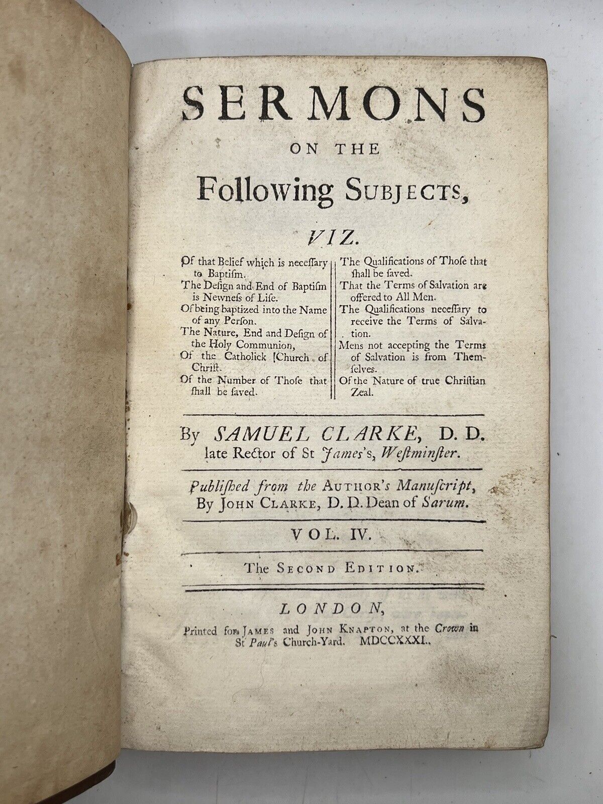 Sermons by Various Authors 1713-1751