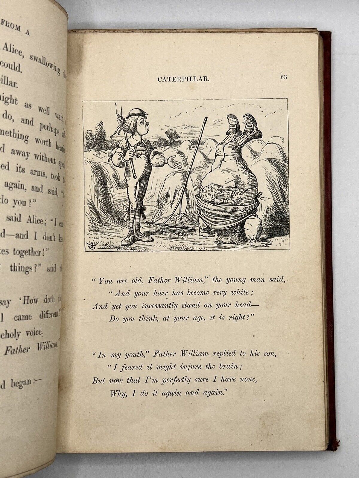 Alice's Adventures in Wonderland by Lewis Carroll 1867 First Edition in Original Cloth