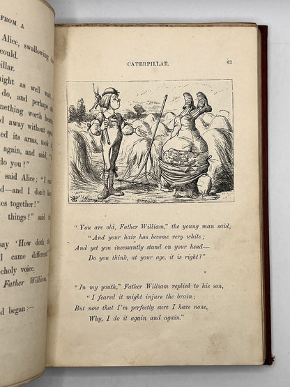 Alice's Adventures in Wonderland by Lewis Carroll 1867 First Edition in Original Cloth