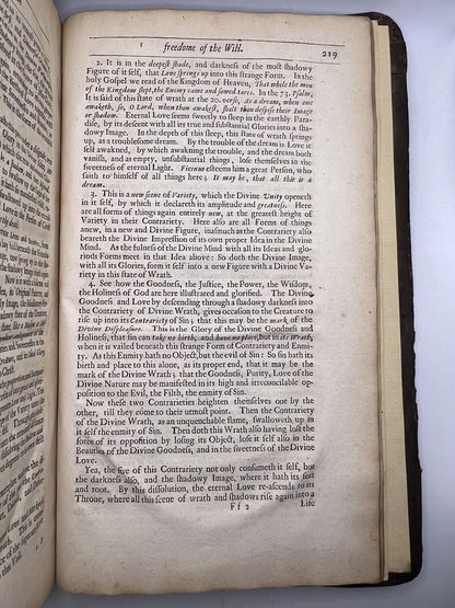 A Discourse on the Freedom of the Will by Peter Sterry 1675 First Edition